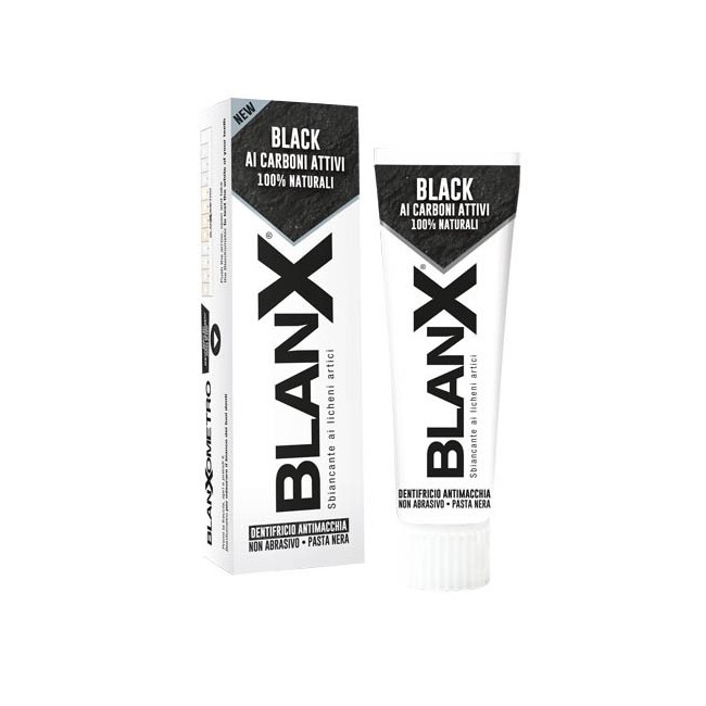 Coswell Blanx black carbone attivo dentifricio sbiancate Coswell Blanx black carbone attivo dentifricio sbiancate
