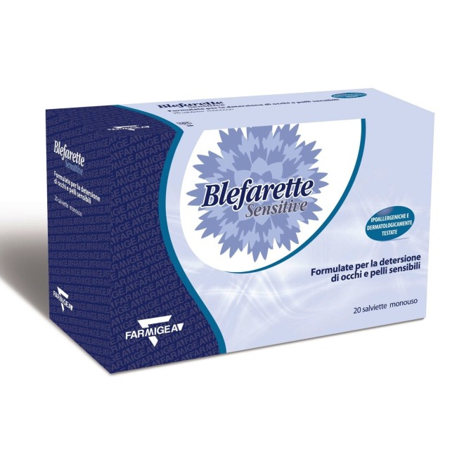 Blefarette sensitive salviette monouso per detersione perioculare 20 pezzi
