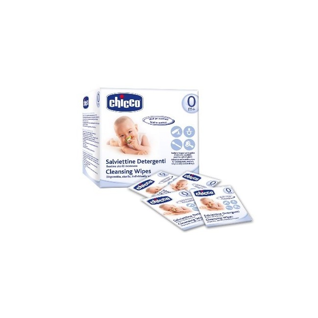 Chicco salviette pulisci ciucco per la detersione di tettarelle