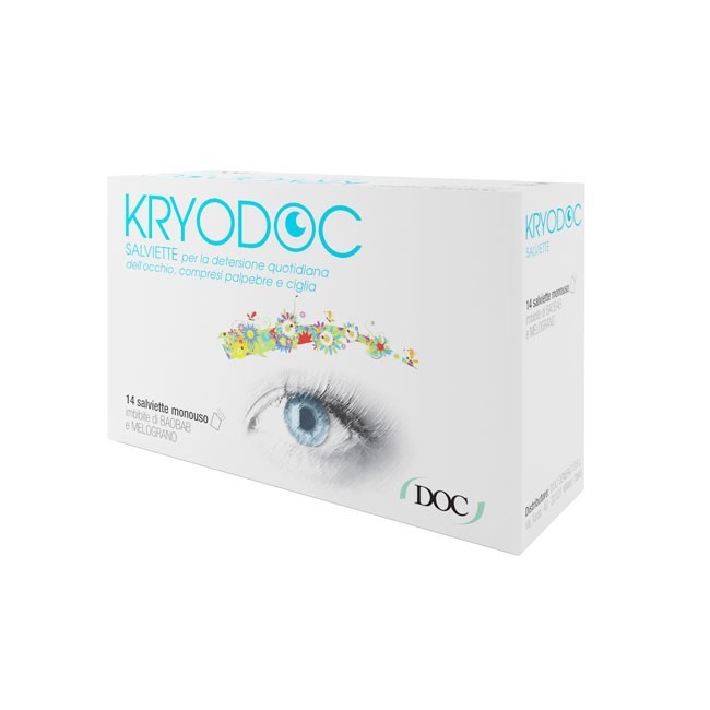 Kryodoc salviette monouso per la detersione perioculare 14 pezzi