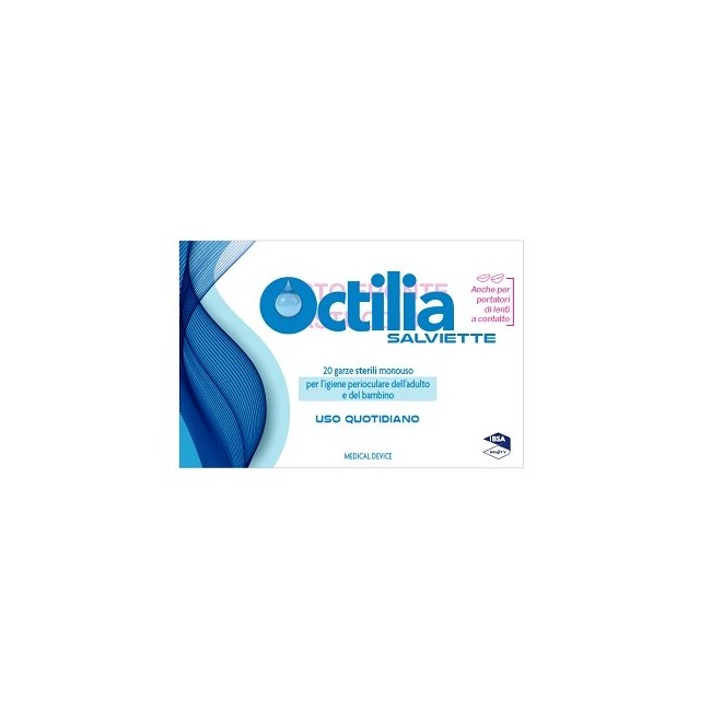 Octilia salviette perioculari per adulti e bambini 20 garze Octilia salviette perioculari per adulti e bambini 20 garze