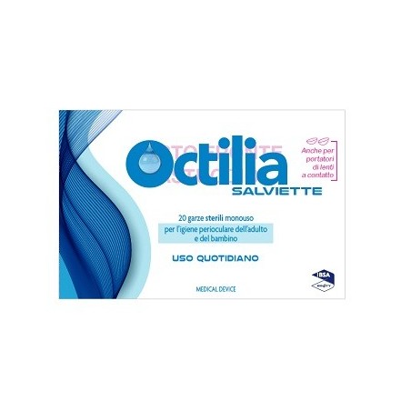 Octilia salviette perioculari per adulti e bambini 20 garze Octilia salviette perioculari per adulti e bambini 20 garze