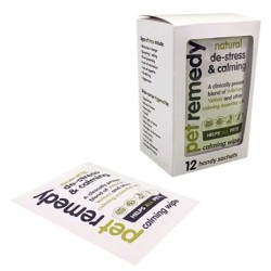 Pet remedy salviette rilassanti per animali domestici 12 bustine