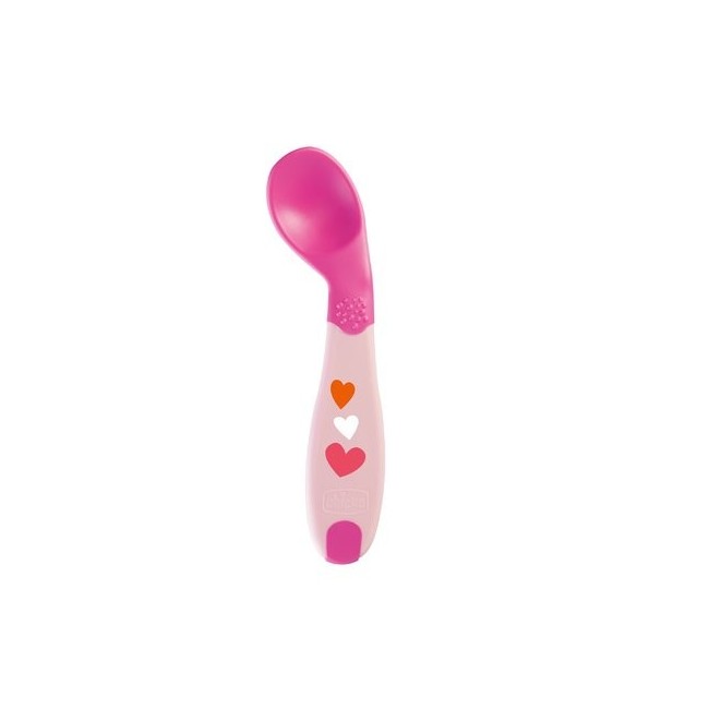 Chicco cucchiaio angolato 8 mesi+ per le prime pappe Chicco cucchiaio angolato 8 mesi+ per le prime pappe