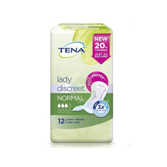 Tena Lady Discreet Normal Donna 12 Pezzi