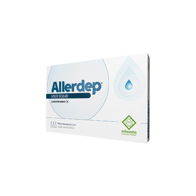 Allerdep gocce oculari rinfrescanti 10 fiale monodose 0,5 ml