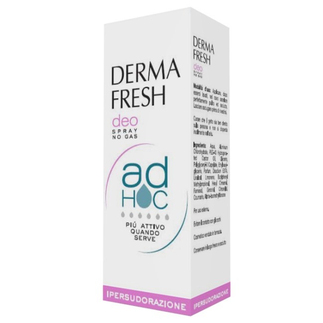Dermafresh ad hoc ipersudorazione deodorante spray no gas 100 ml