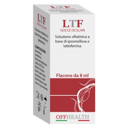 Offhealth Ltf gocce oculari idratanti e lubrificanti 8 ml