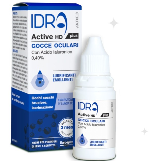 Sterilens idra active hd plus gocce oculari per occhio secco 10 ml Sterilens idra active hd plus gocce oculari per occhio secco 10 ml