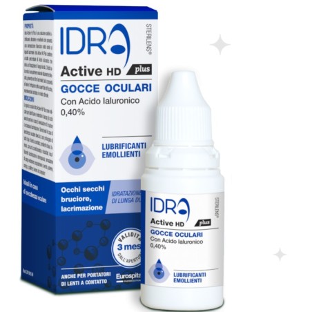 Sterilens idra active hd plus gocce oculari per occhio secco 10 ml