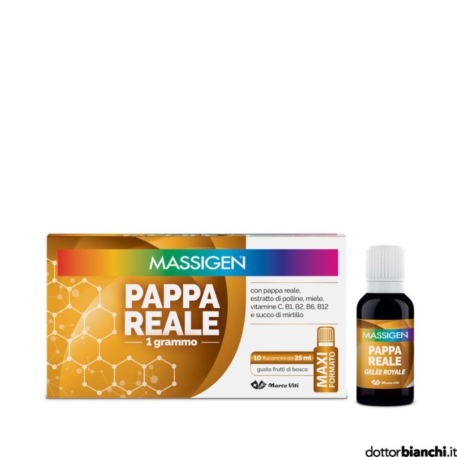 Massigen Pappa Reale 21 Flaconcini Massigen Pappa Reale 21 Flaconcini