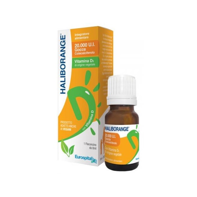 Eurospital Haliborange gocce 20000 ui colecalciferolo 8 ml