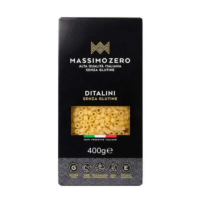 Massimo Zero Ditalini pasta senza glutine 400 grammi Massimo Zero Ditalini pasta senza glutine 400 grammi