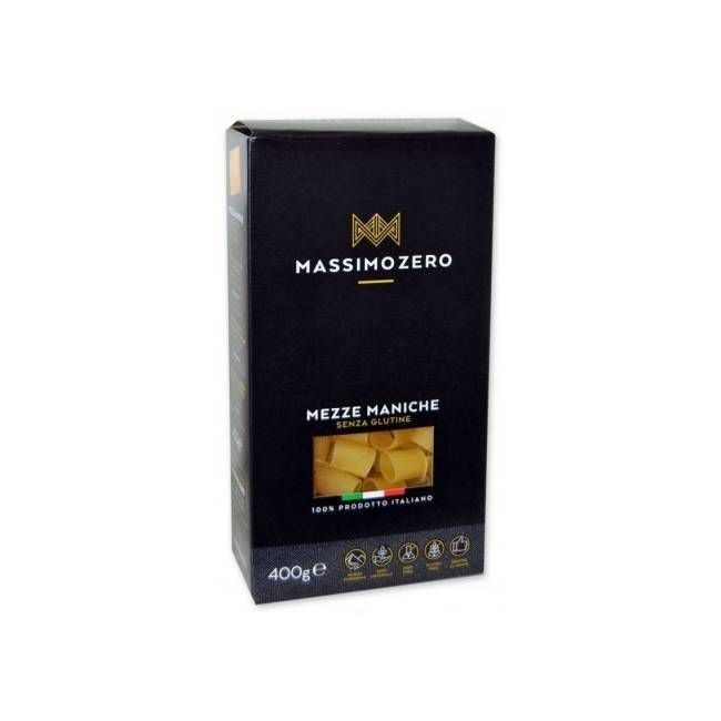 Massimi Zero Mezze Maniche Pasta Senza Glutine 400 grammi Massimi Zero Mezze Maniche Pasta Senza Glutine 400 grammi