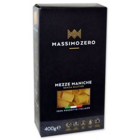 Massimi Zero Mezze Maniche Pasta Senza Glutine 400 grammi