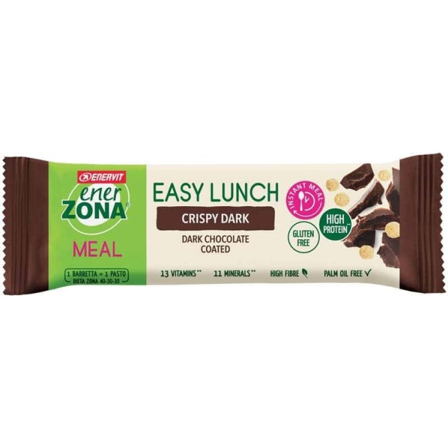 Enerzona easy lunch crispy dark pasto sostitutivo 58 g