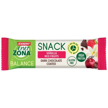 Enerzona snack vanilla red fruit 33 g pasto sostitutivo controllo peso