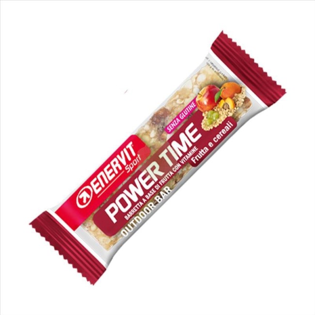 Enervit power time frutta e cereali 1 barretta 27 g pasto sostitutivo Enervit power time frutta e cereali 1 barretta 27 g pasto sostitutivo