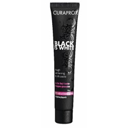 Curaprox black is white dentifricio rinfrescante e sbiancante 90 ml