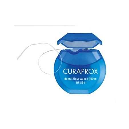 Curaprox df 834 filo interdentale cerato alla menta 50 metri