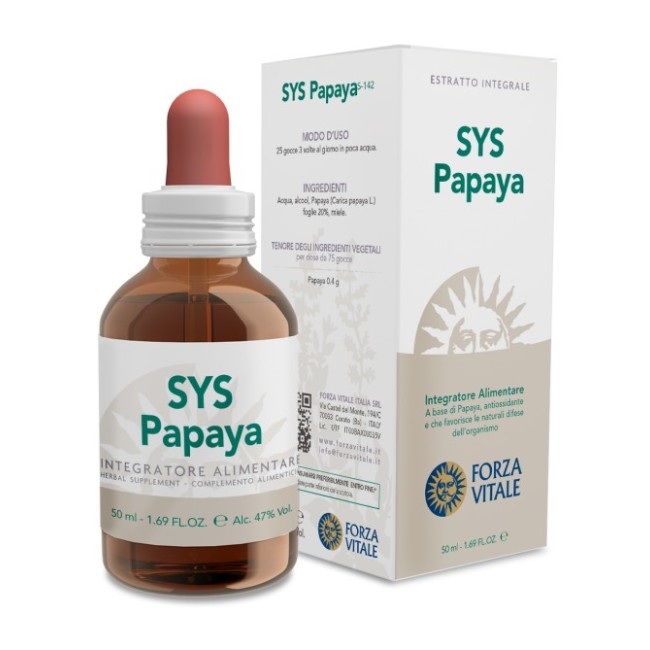 SYS PAPAYA GOCCE 50 ML SYS PAPAYA GOCCE 50 ML