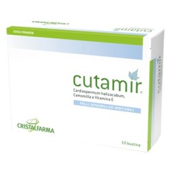 Cristalfarma Cutamir crema pelli arrossate 10 bustine da 5 ml