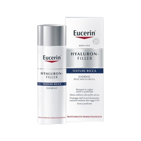 Eucerin hyaluron filler text crema ricca giorno idratante 50ml