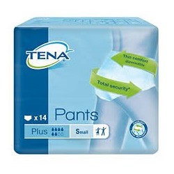 Pannolone pull up tena pants plus taglia extra small 14 pezzi