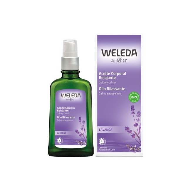Weleda Olio rilassante lavanda prodotto cosmetico 100 ml