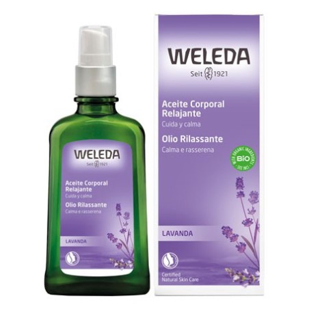 Weleda Olio rilassante lavanda prodotto cosmetico 100 ml