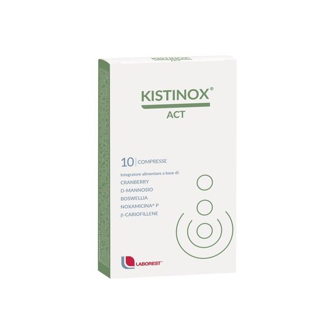 Uriach Kistinox act 10 compresse integratore per la cura della cistite