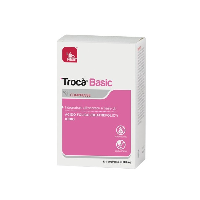 Uriach Troca' basic 30 compresse integratore di acido folico Uriach Troca' basic 30 compresse integratore di acido folico