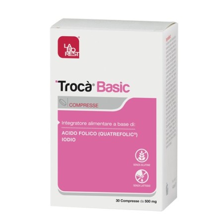 Uriach Troca' basic 30 compresse integratore di acido folico Uriach Troca' basic 30 compresse integratore di acido folico