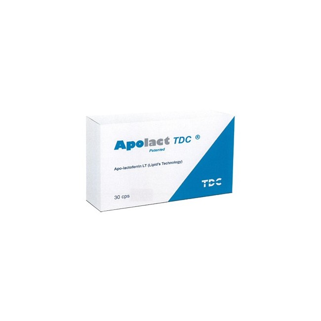 Apolact tdc 30 capsule integratore alimentare per carenza lattoferrina Apolact tdc 30 capsule integratore alimentare per carenza lattoferrina