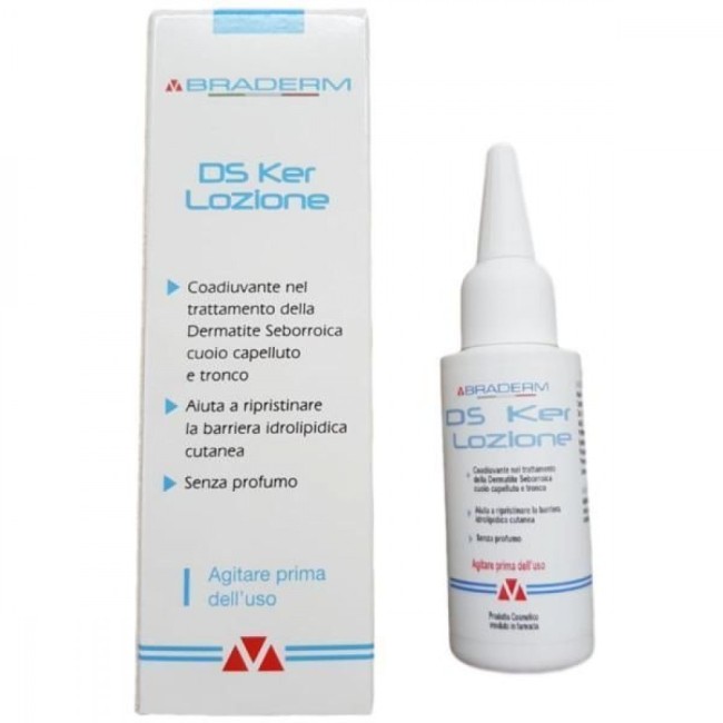 Braderm Ds ker lozione per la dermatite seborroica 50 ml Braderm Ds ker lozione per la dermatite seborroica 50 ml