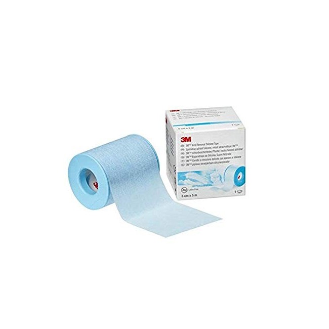 Cerotto in rocchetto micropore silicone ipoallergenico 2,5 x500 cm