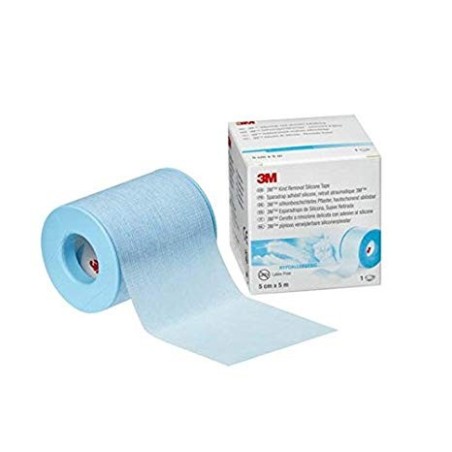 Cerotto in rocchetto micropore silicone ipoallergenico 2,5 x500 cm