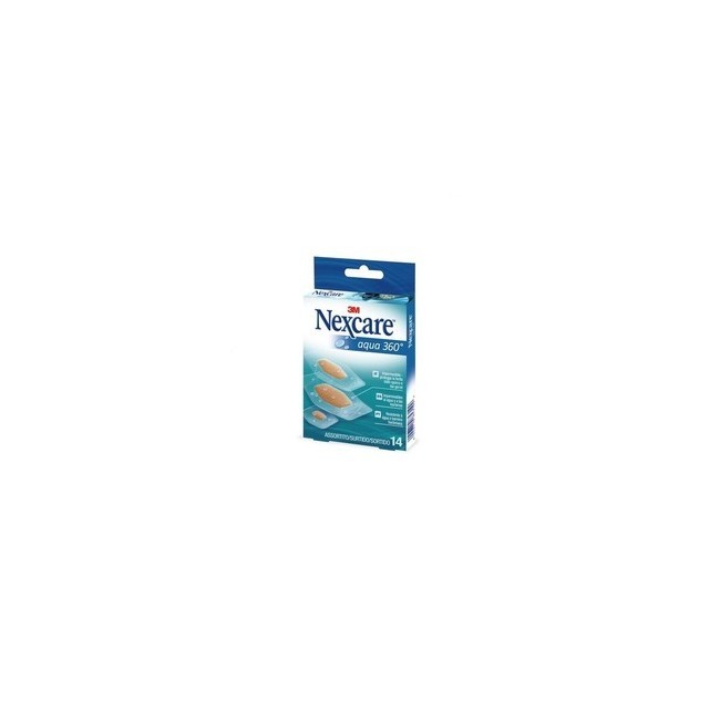 3M Italia Nexcare aqua cerotti assortiti 360° 14 Cerotti 3M Italia Nexcare aqua cerotti assortiti 360° 14 Cerotti