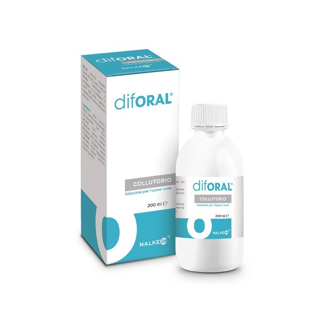 Nalkein farma Diforal collutorio per combattere alitosi 200 ml Nalkein farma Diforal collutorio per combattere alitosi 200 ml