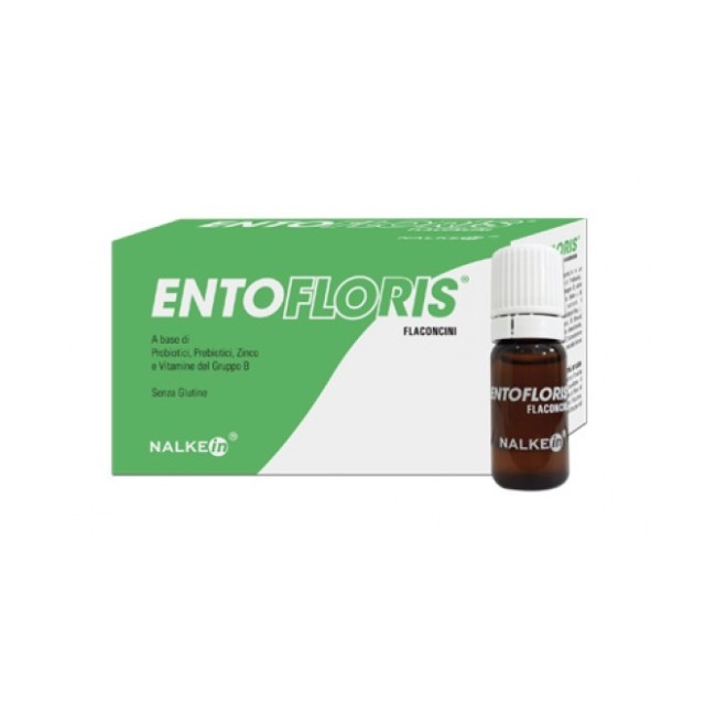 Nalkein farma Entofloris integratore 10 flaconcini 10 ml Nalkein farma Entofloris integratore 10 flaconcini 10 ml