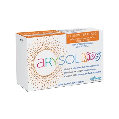 Arysol kids soluzione bambini 10 flaconcini monodose 5ml Arysol kids soluzione bambini 10 flaconcini monodose 5ml