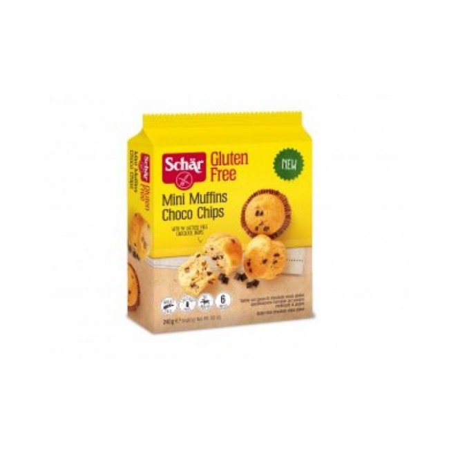SCHAR MINI MUFFIN CHOCO CHIPS 240 G SCHAR MINI MUFFIN CHOCO CHIPS 240 G