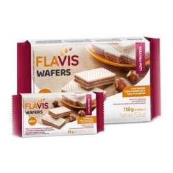 Mevalia flavis wafer nocciola alimento aproteico 150 g