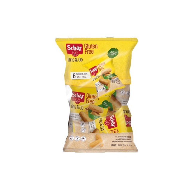 Schar gris & go mini grissini senza glutine 180 g Schar gris & go mini grissini senza glutine 180 g