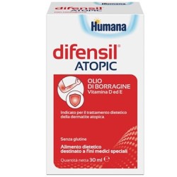 Humana Difensil atopic gocce con olio di borragine 30 ml