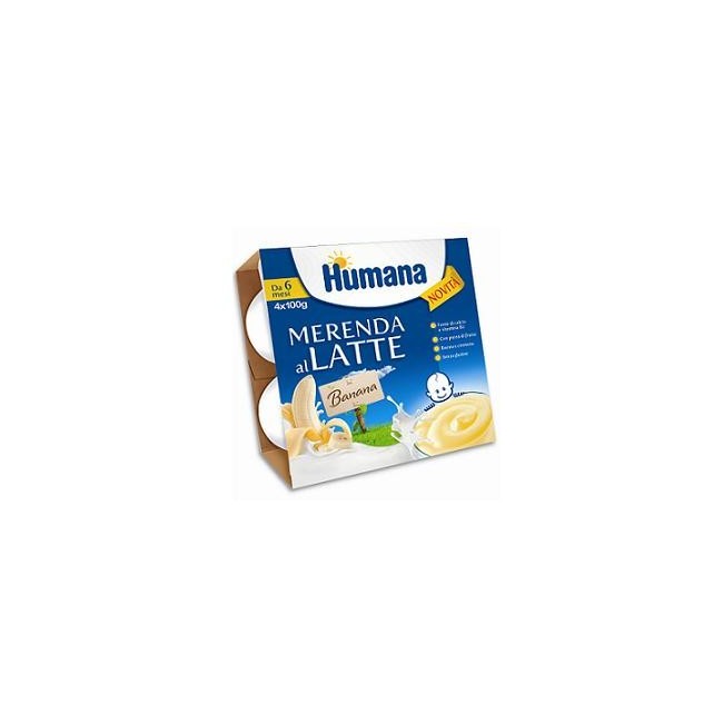 Humana merenda banana 4 x 100 g Humana merenda banana 4 x 100 g