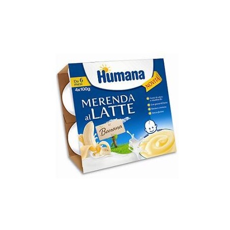 Humana merenda banana 4 x 100 g Humana merenda banana 4 x 100 g