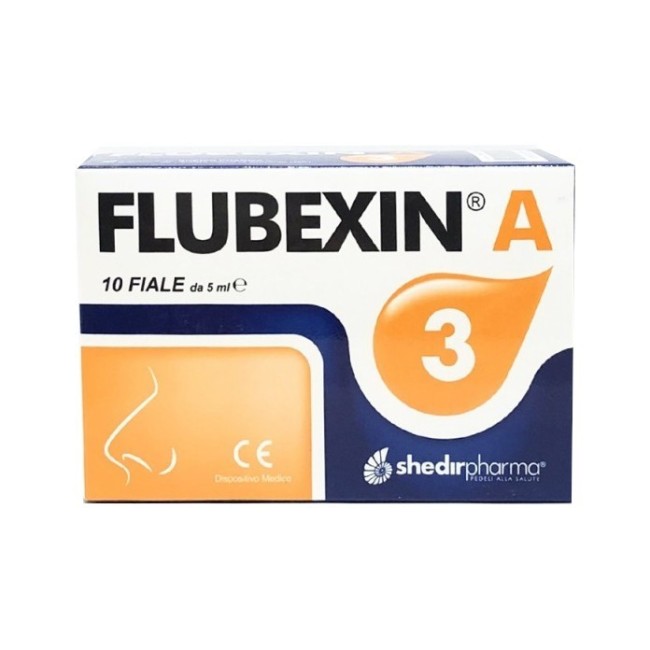 Shedir farma Flubexin a 3 soluzione ipertonica 10 fiale Shedir farma Flubexin a 3 soluzione ipertonica 10 fiale