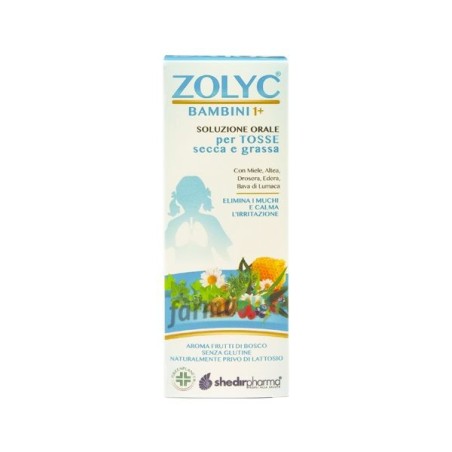 Shedir farma Zolyc sciroppo per la tosse bambini 150 ml Shedir farma Zolyc sciroppo per la tosse bambini 150 ml