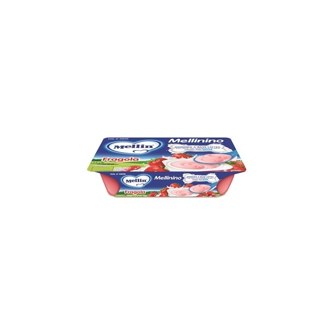 Mellin Mellinino merenda fragola alimento per infanzia 6 x 55 g Mellin Mellinino merenda fragola alimento per infanzia 6 x 55 g